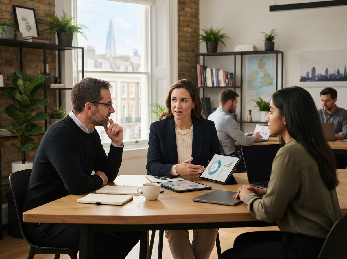 Scepter Rendvale platform interface used by freelance professionals to review strategy performance